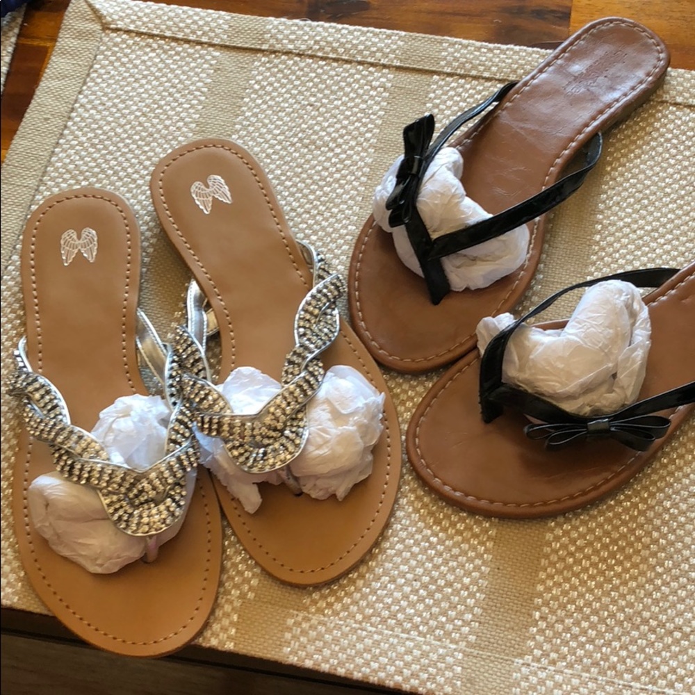 2 pairs of sandals 7.5